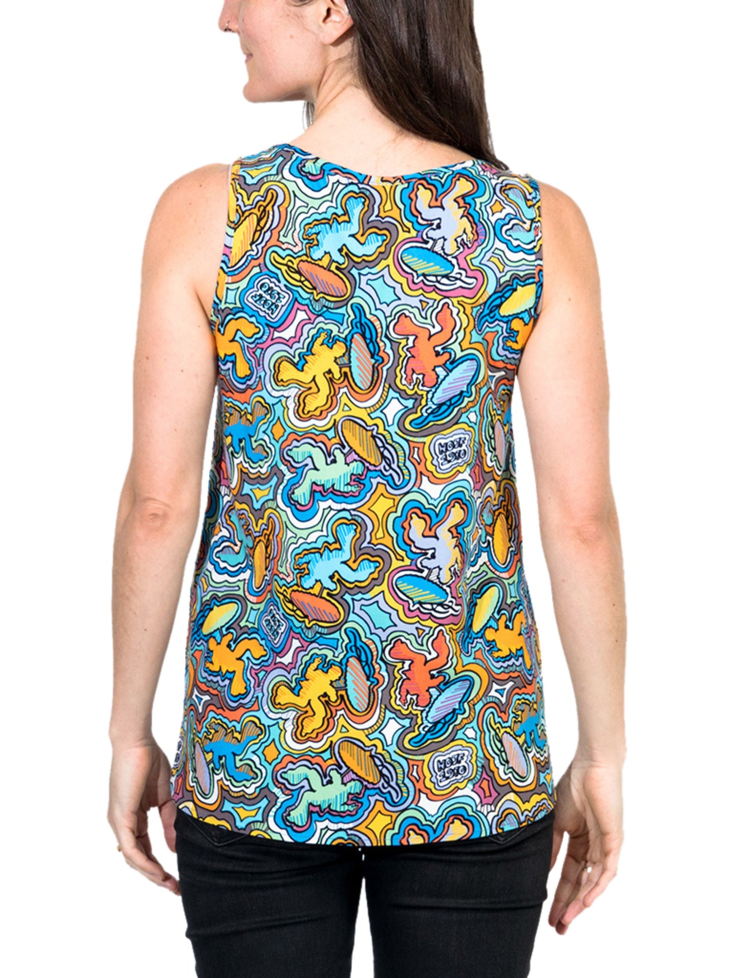 Top it Off Camisole - Logo-a-Go-Go™ Print