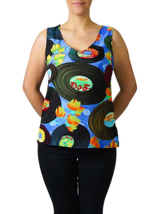 FormFit Camisole - Vintage Vinyl™ Print