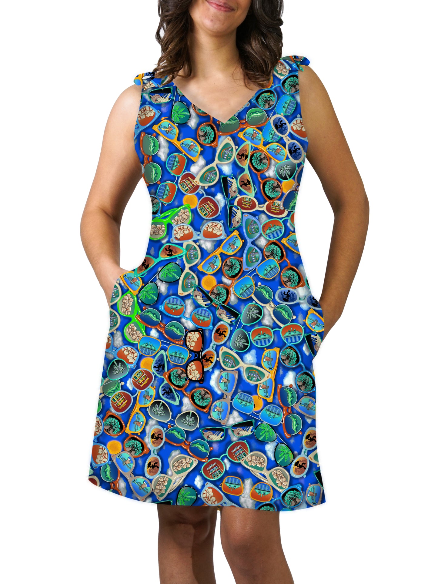 Top Tie Dress - SunDaze™ Print