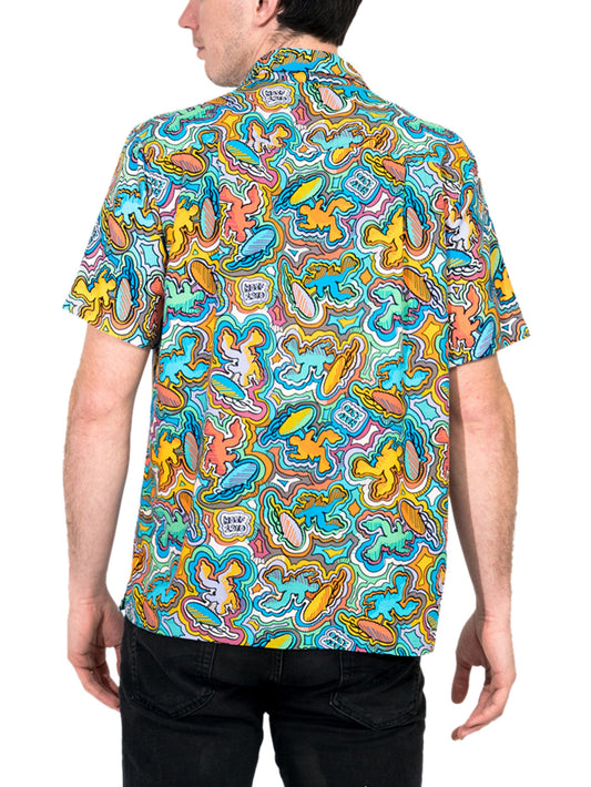 HowAhYa® Hawaiian Shirt - Logo-a-Gogo™ Print