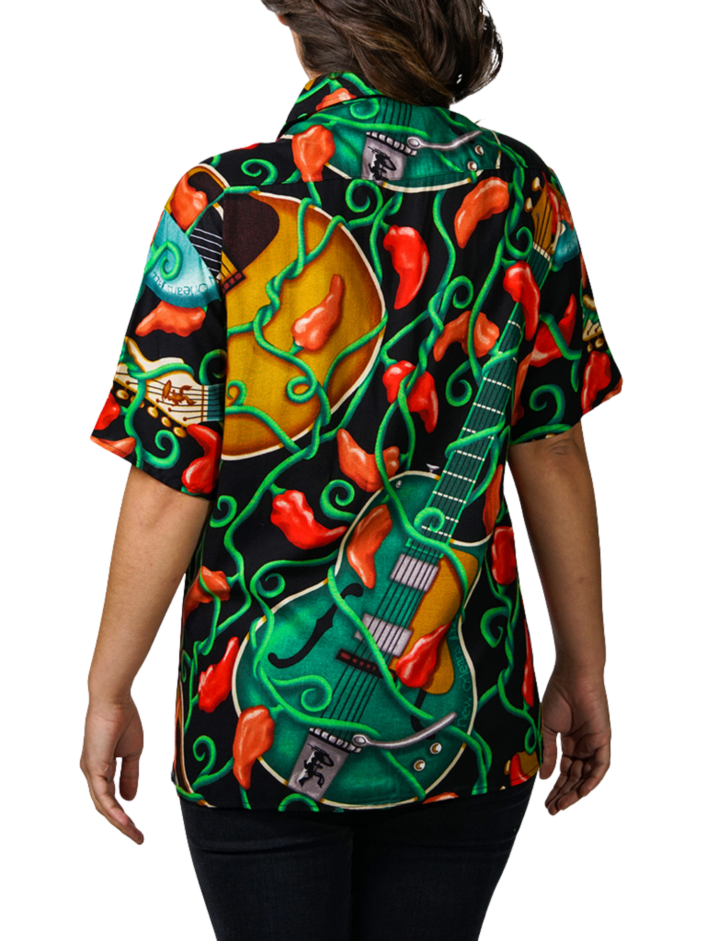 HowAhYa® Hawaiian Shirt - Hot Licks Guitar™ Print