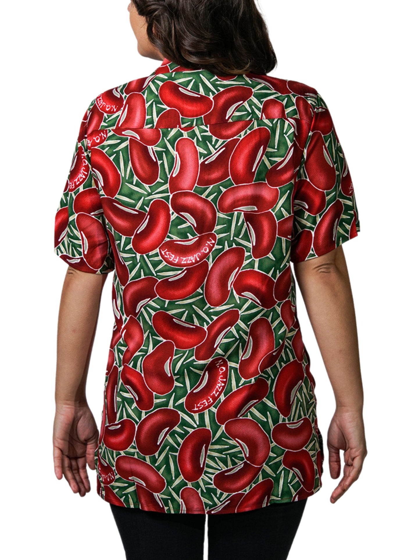 HowAhYa® Hawaiian Shirt - Red Beans & Rice™ Print