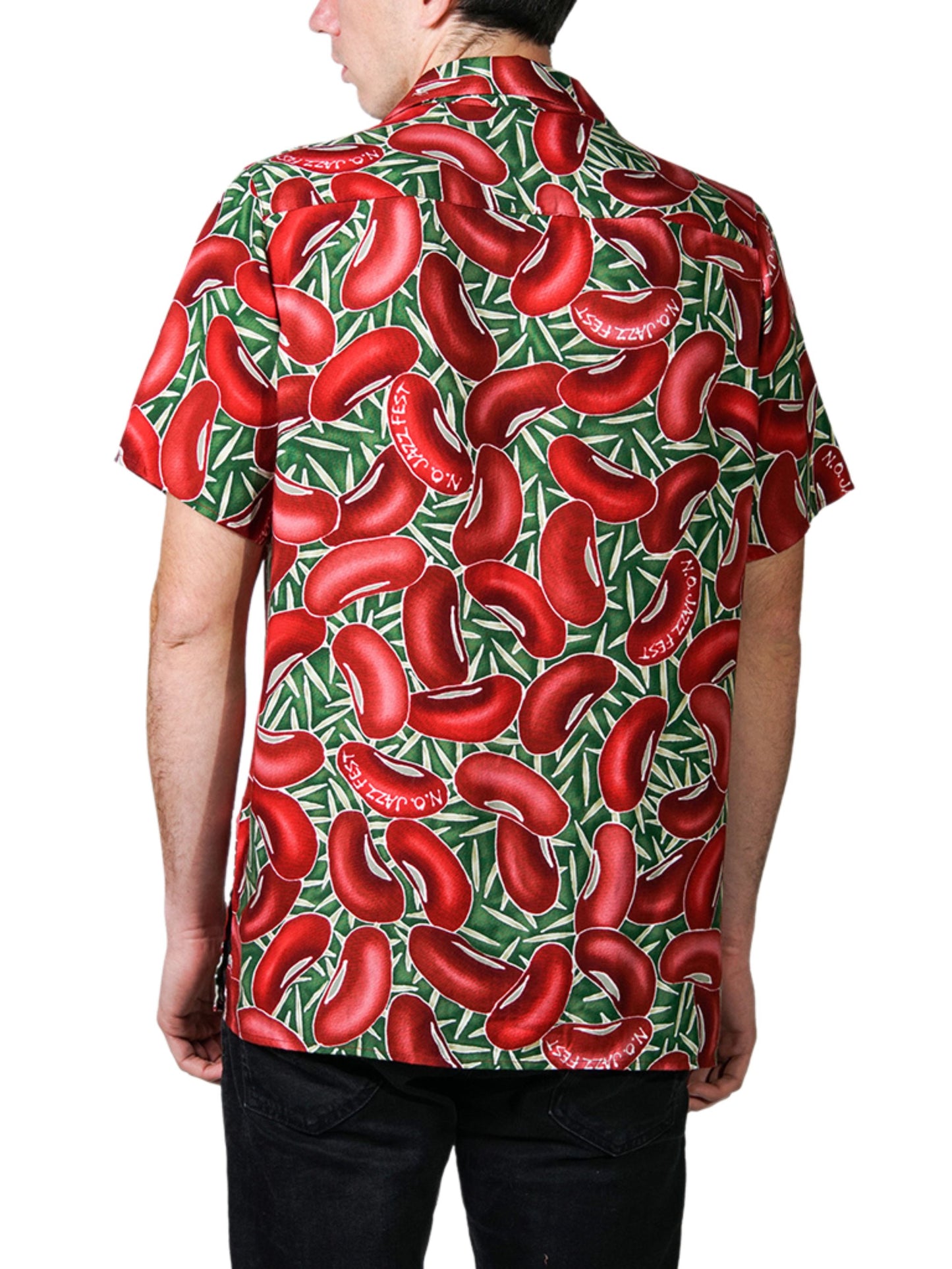 HowAhYa® Hawaiian Shirt - Red Beans & Rice™ Print
