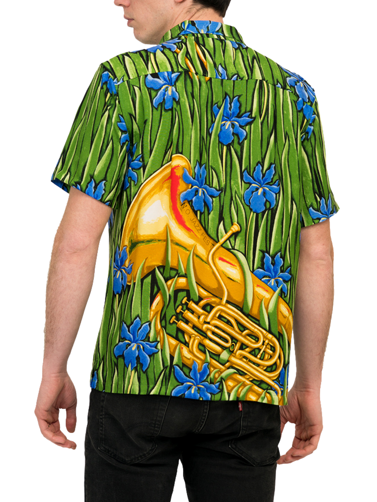 HowAhYa® Hawaiian Shirt - Splendor in the Brass™ Print