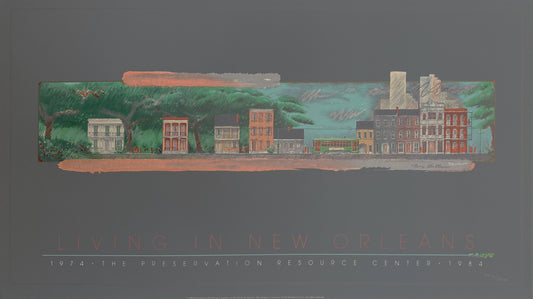 Living in New Orleans 1984: A ProCreations® Poster