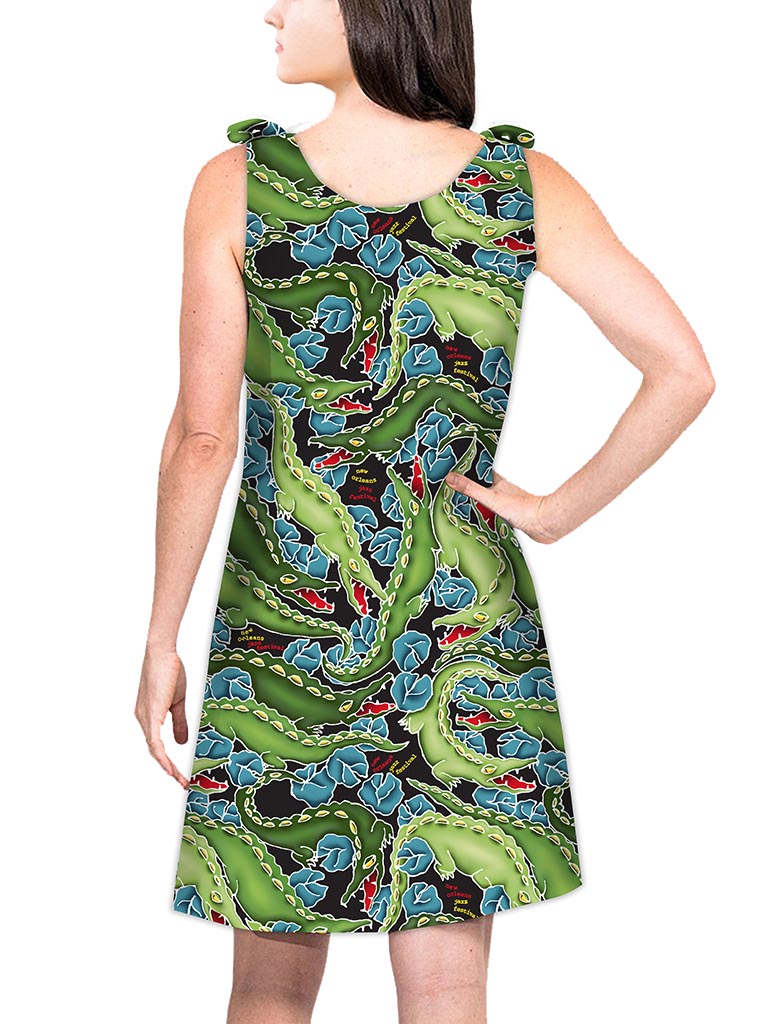 Top Tie Dress - Gator!™ Print