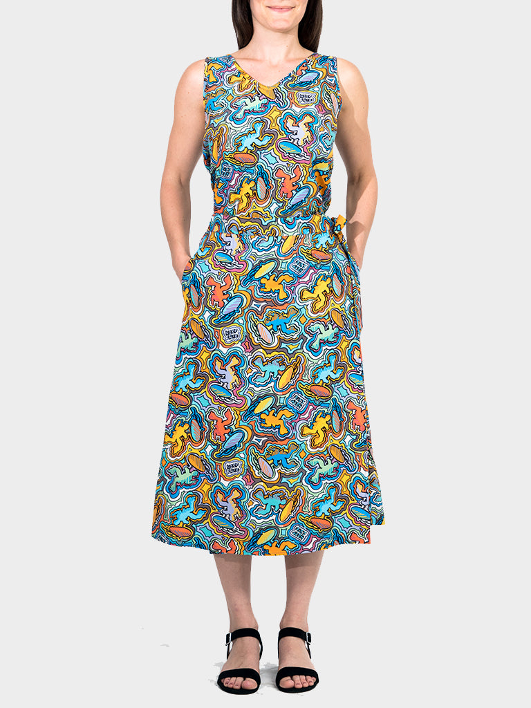 Logo-a-Gogo BayouWear Long Wrap Skirt with Matching Cami