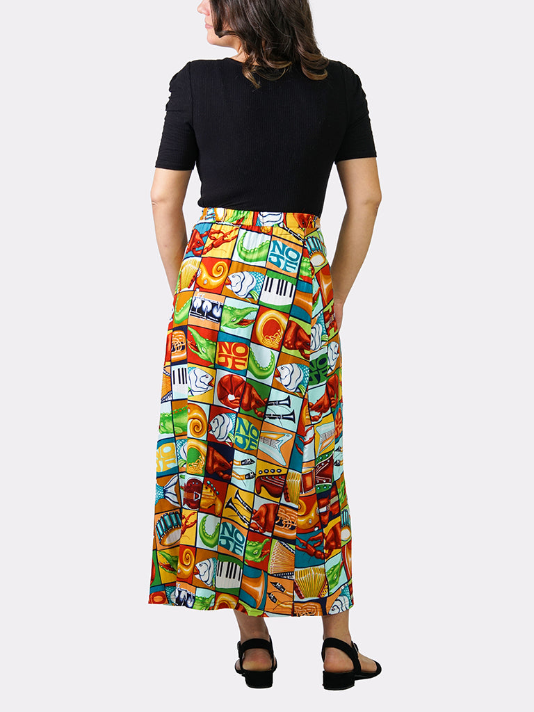 Jumble YaYa BayouWear Long Skirt Back