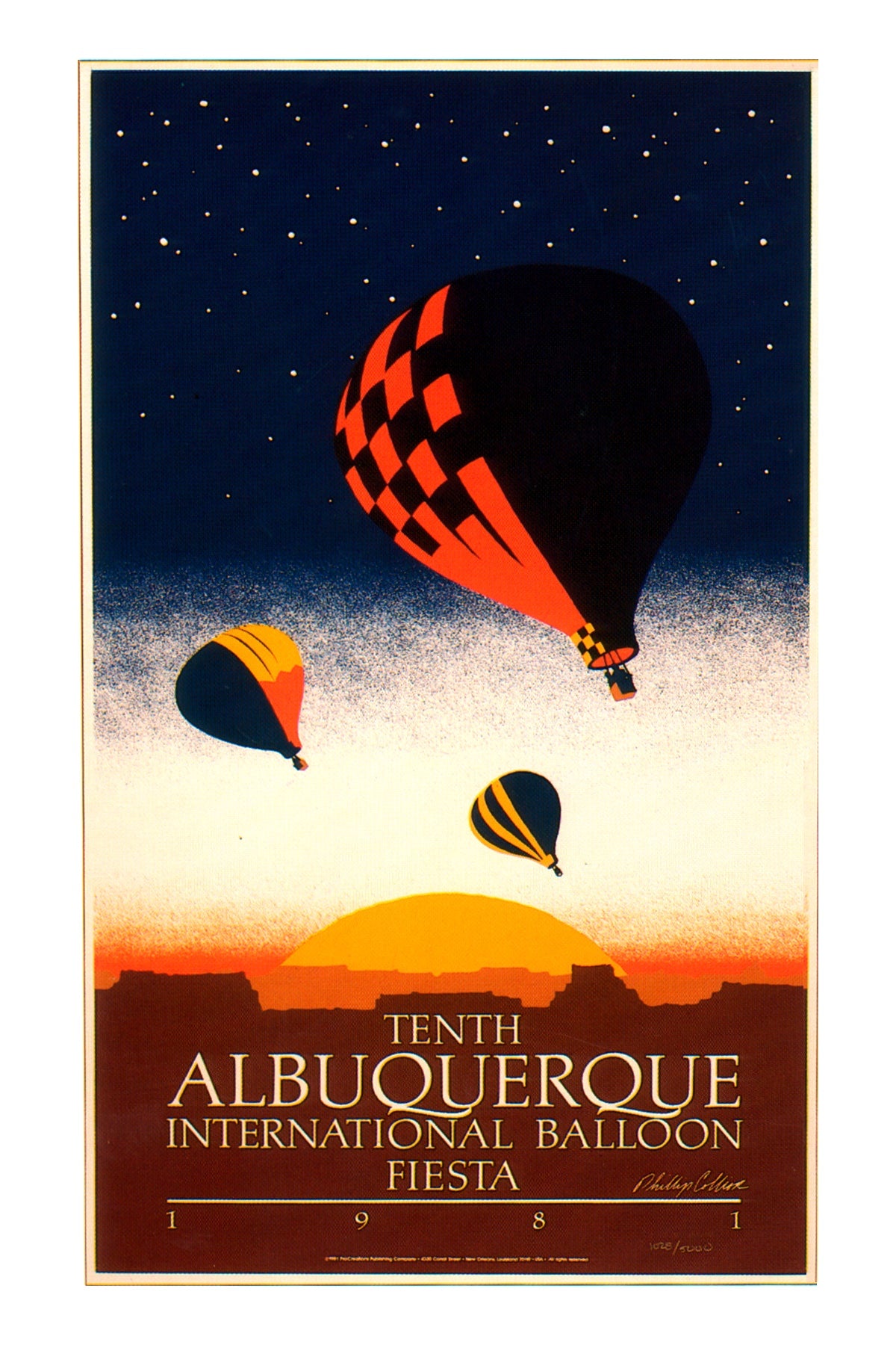 Albuquerque International Balloon Fiesta 1981: A ProCreations® Poster