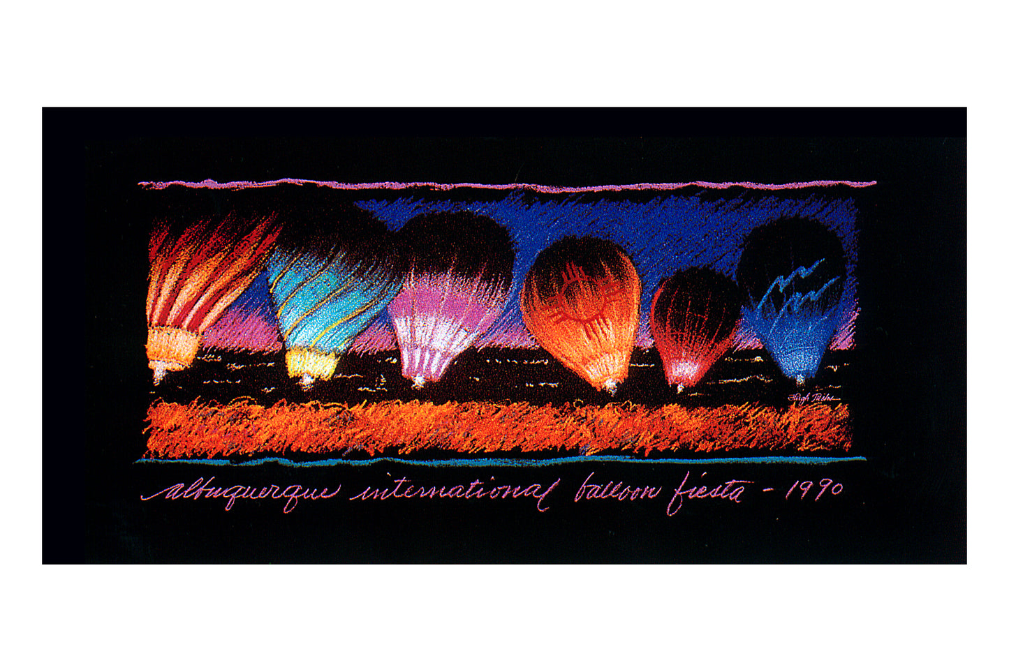 Albuquerque International Balloon Fiesta 1990: A ProCreations® Poster