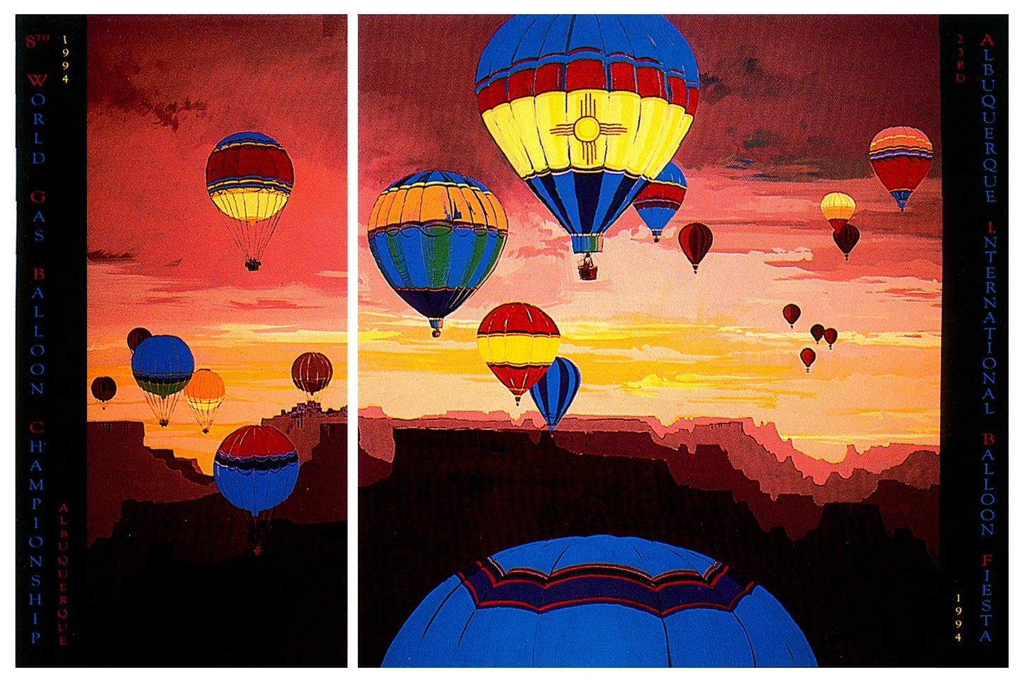 Albuquerque International Balloon Fiesta 1994: A ProCreations® Poster