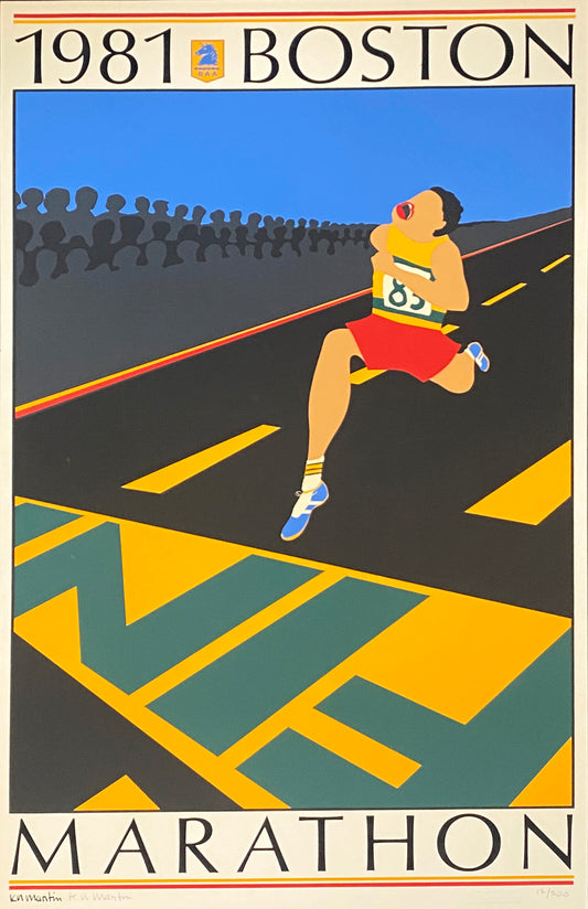 Boston Marathon 1981: A ProCreations® Poster