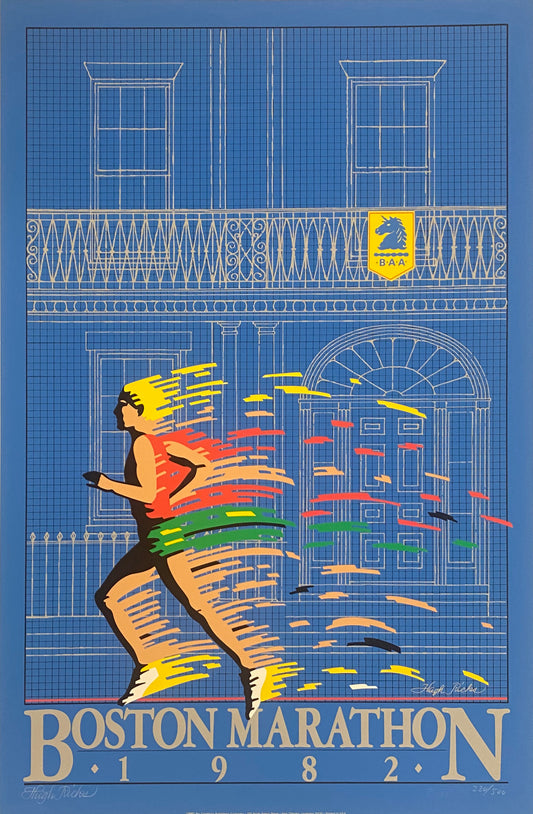 Boston Marathon 1982: A ProCreations® Poster
