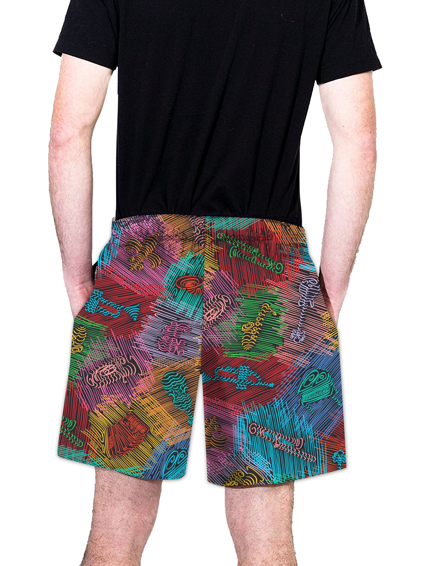 Bayou Shorts - Music Lines™ Print