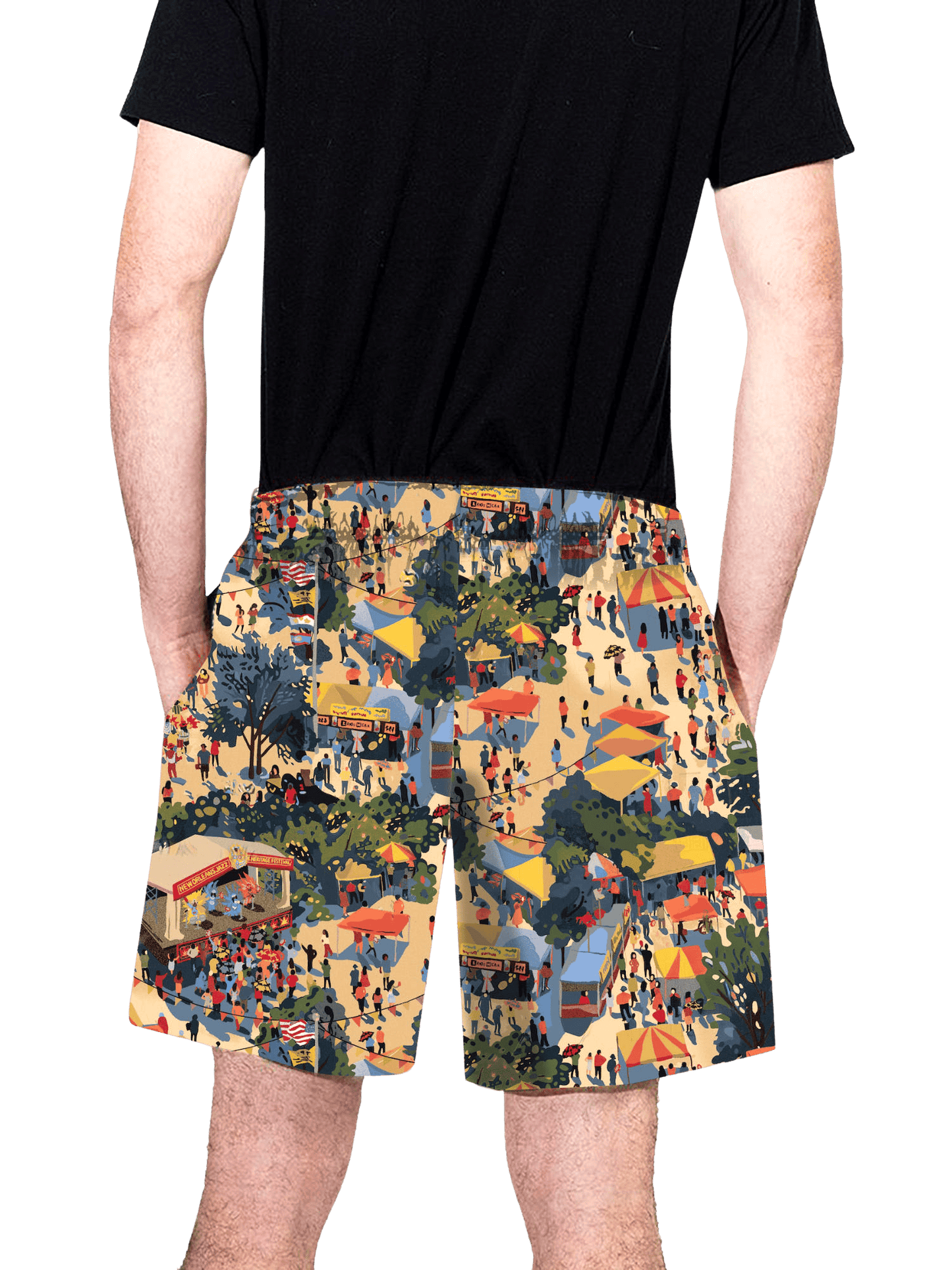 Bayou Shorts - InTents A Fair™ Print