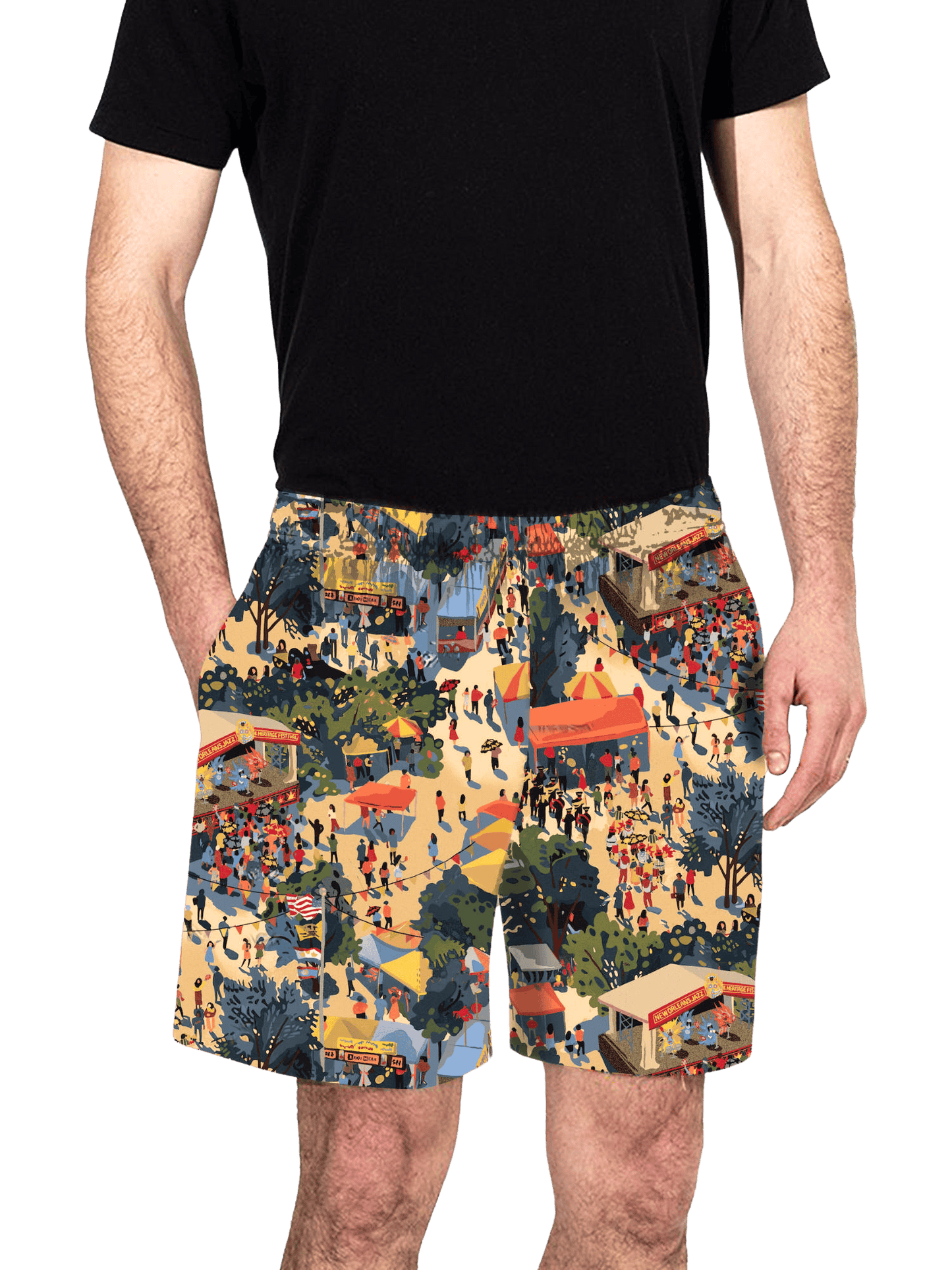 Bayou Shorts - InTents A Fair™ Print