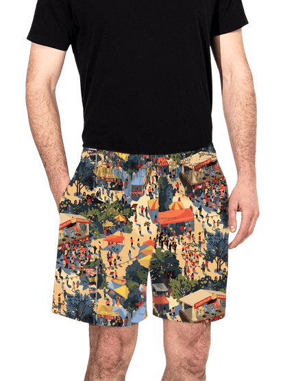 Bayou Shorts - InTents A Fair™ Print