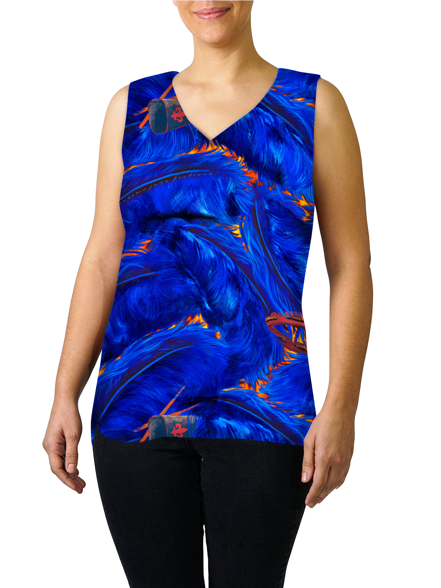 Top it Off Camisole - Rhythm In Blues™ Print