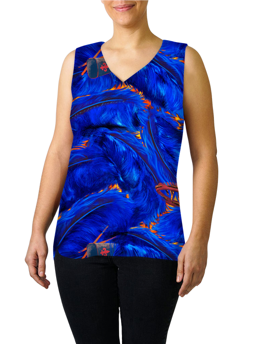 Top it Off Camisole - Rhythm In Blues™ Print