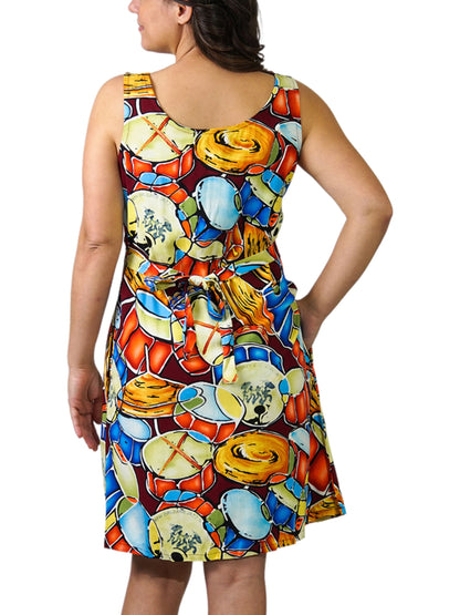 Sun Dress - Jazz Fest Rag™ Print