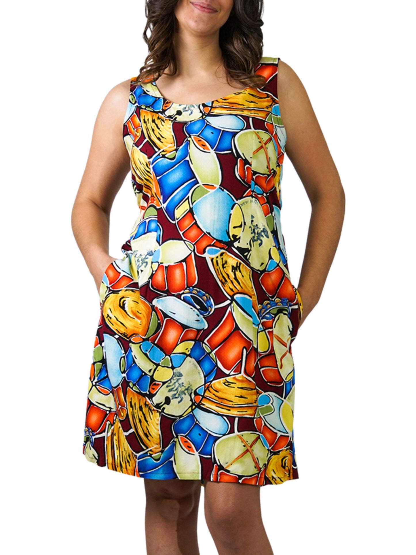 Sun Dress - Jazz Fest Rag™ Print