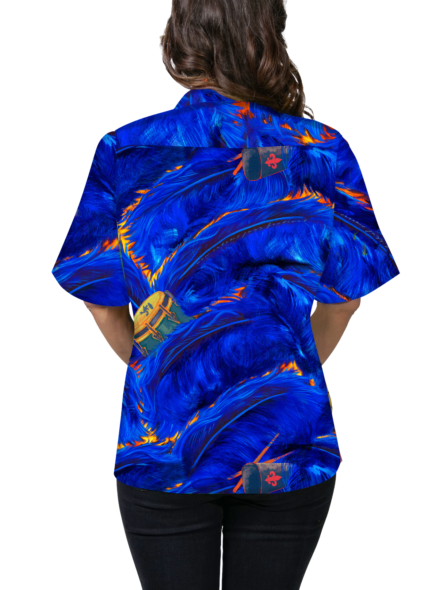 HowAhYa® Hawaiian Shirt - Rhythm In Blues™ Print
