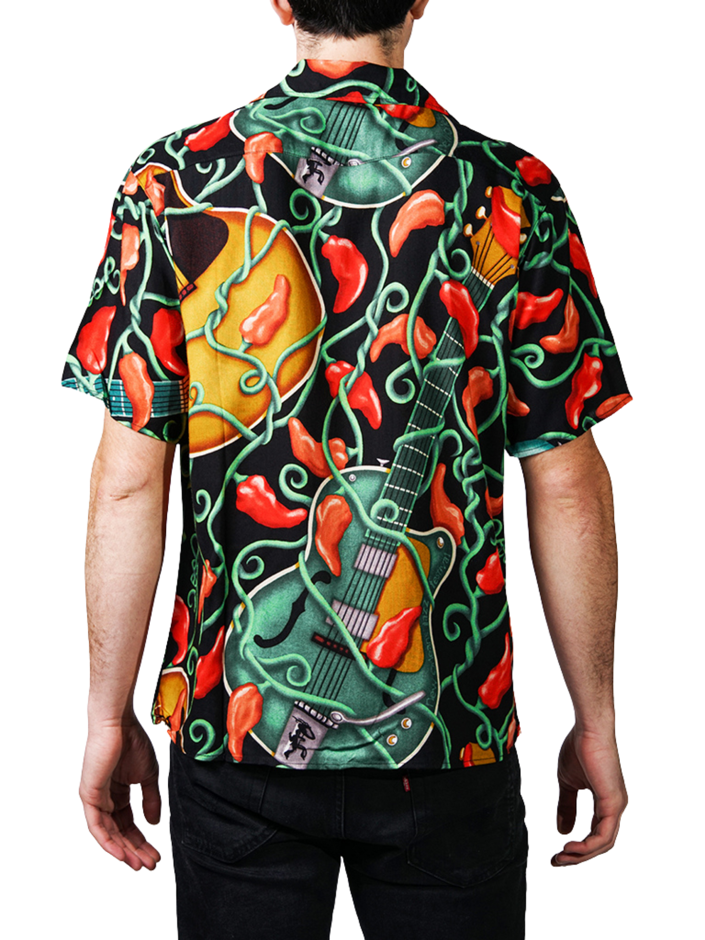 HowAhYa® Hawaiian Shirt - Hot Licks Guitar™ Print