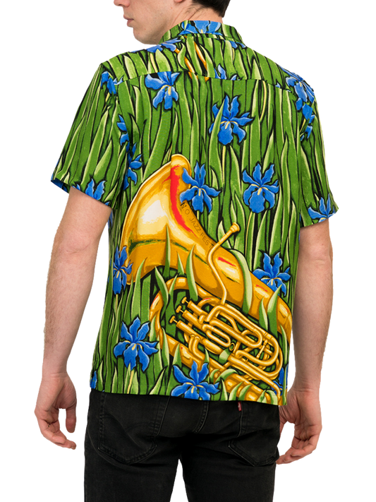 HowAhYa® Hawaiian Shirt - Splendor in the Brass™ Print
