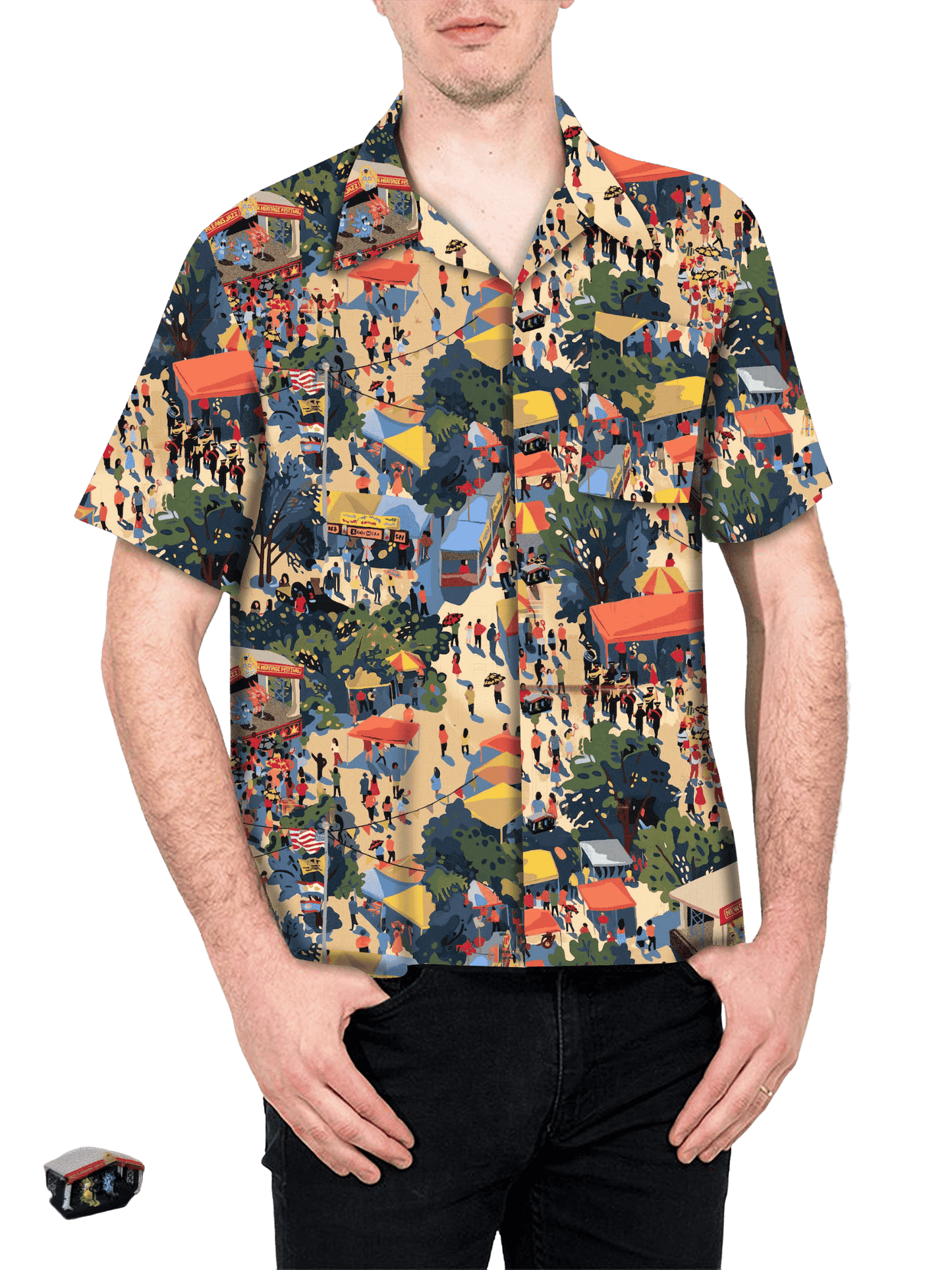 HowAhYa® Hawaiian Shirt - InTents A Fair™ Print