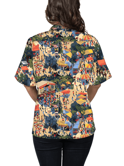 HowAhYa® Hawaiian Shirt - InTents A Fair™ Print