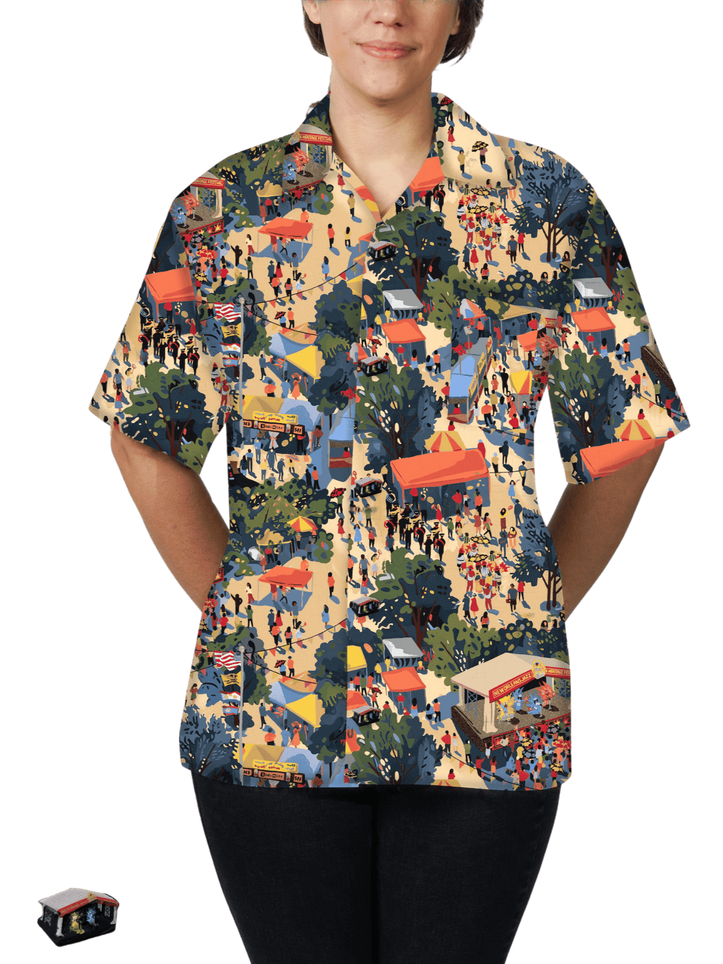 HowAhYa® Hawaiian Shirt - InTents A Fair™ Print