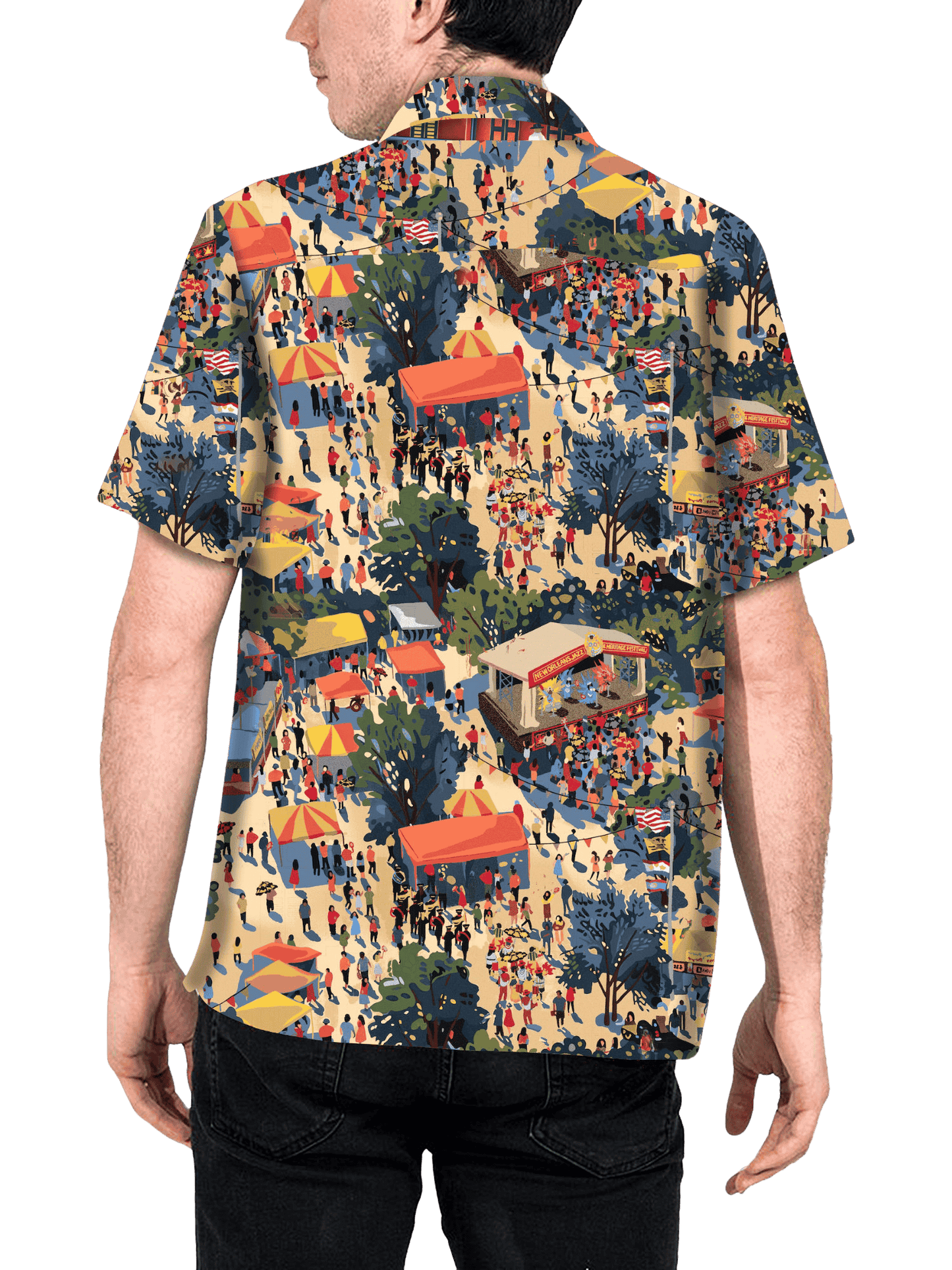 HowAhYa® Hawaiian Shirt - InTents A Fair™ Print