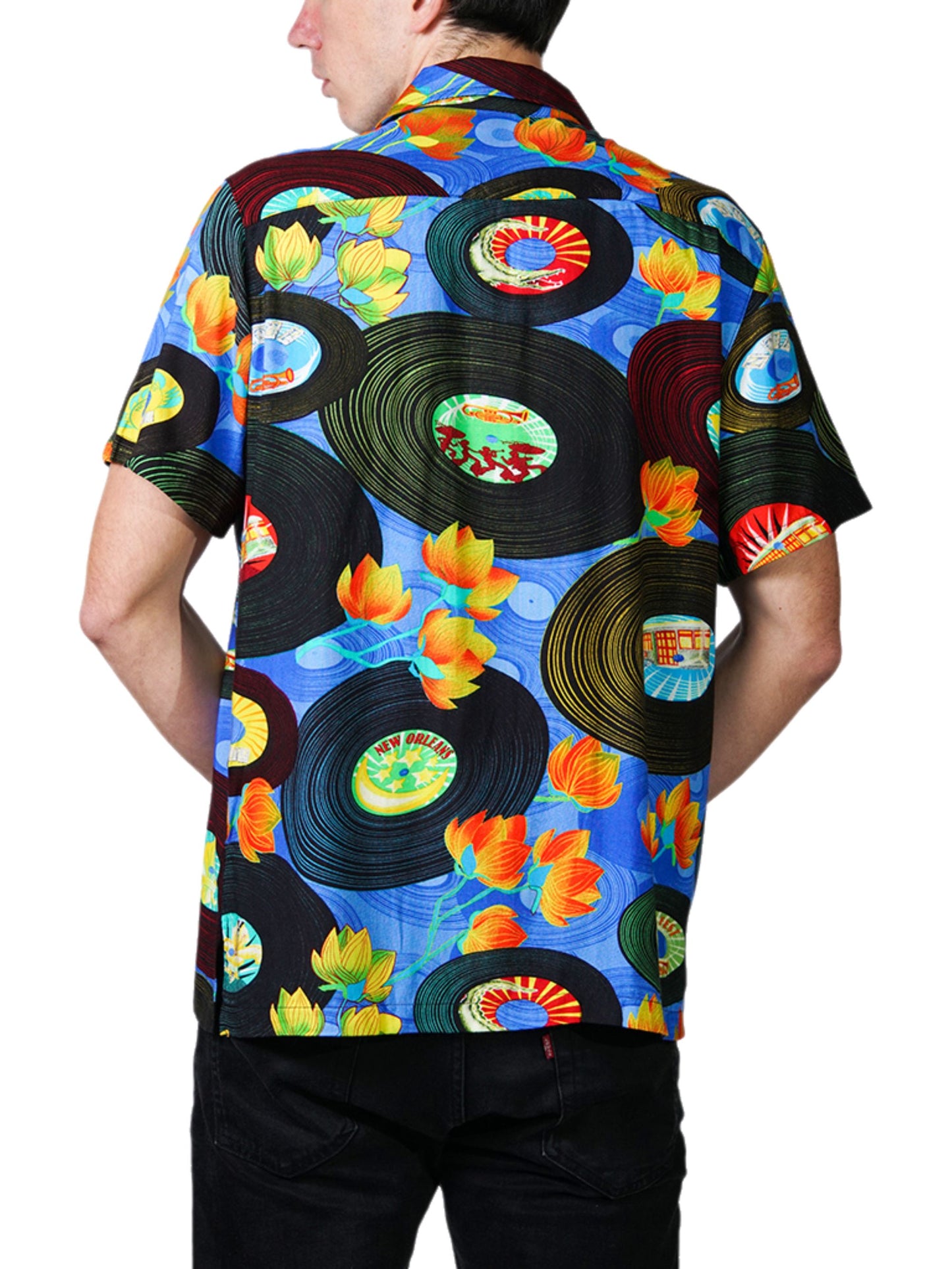 HowAhYa® Hawaiian Shirt - Vintage Vinyl™ Print