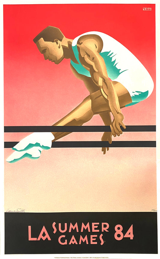 Los Angeles Summer Games Gymnast: A ProCreations® Poster