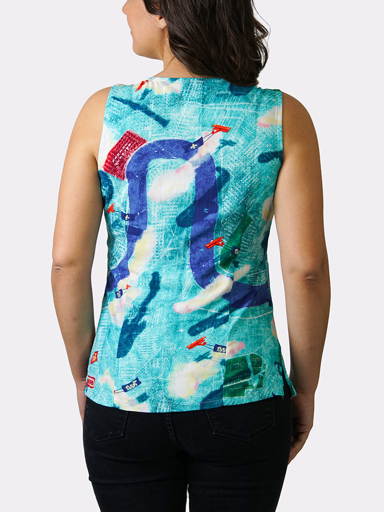 Tricentennial Map BayouWear Camisole Back