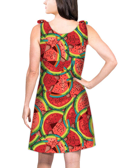 Top Tie Dress - What-a-Melon™ Print