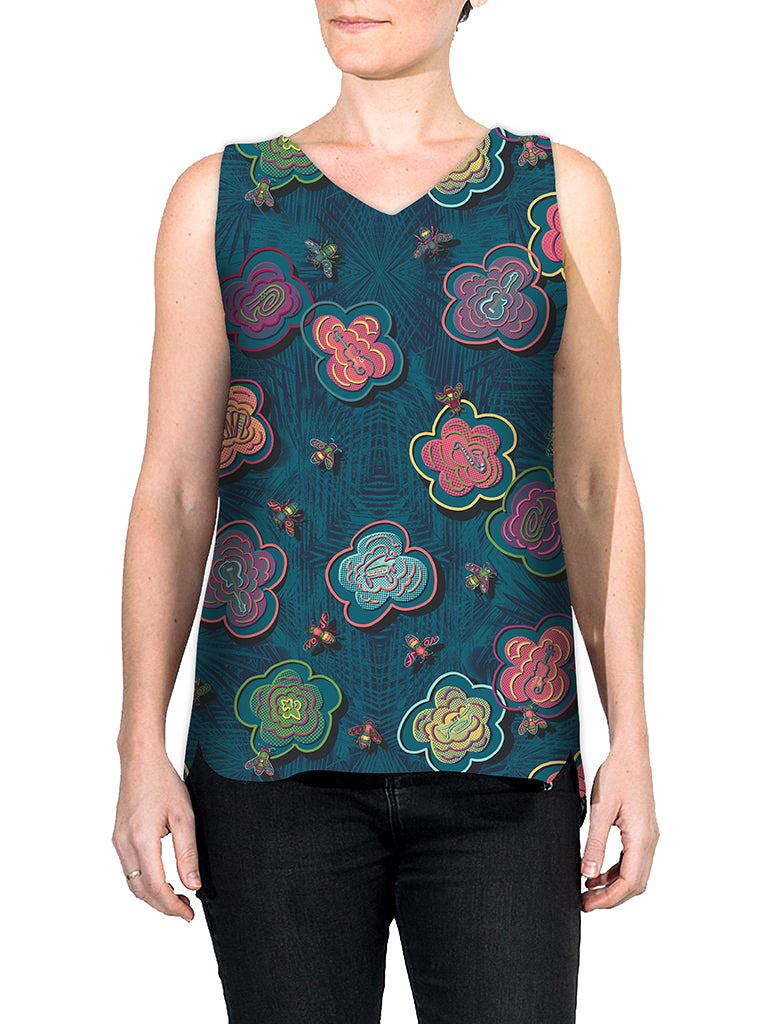 Top it Off Camisole - BeeBop Buzz™ Print