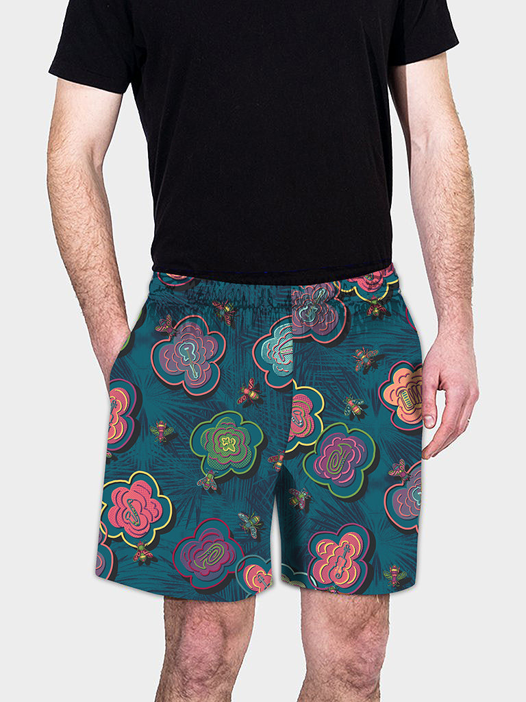 Bayou Shorts - BeeBop Buzz™ Print – Art 4 Now®