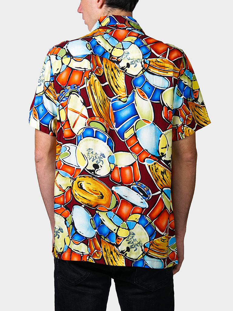 HowAhYa® Hawaiian Shirt Jazz Fest Rag™ Print Art 4 Now®