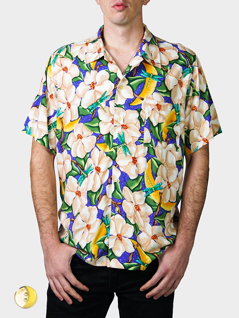 Magnolia BayouWear Hawaiian Shirt Front