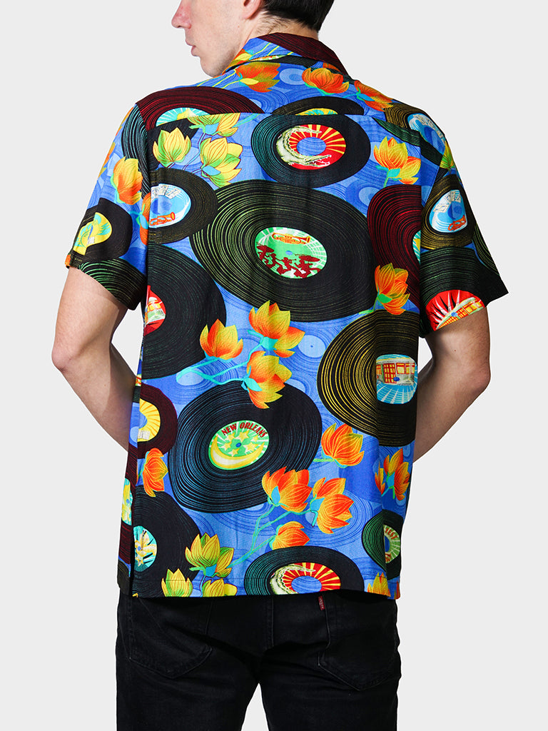 HowAhYa® Hawaiian Shirt - Vintage Vinyl™ Print