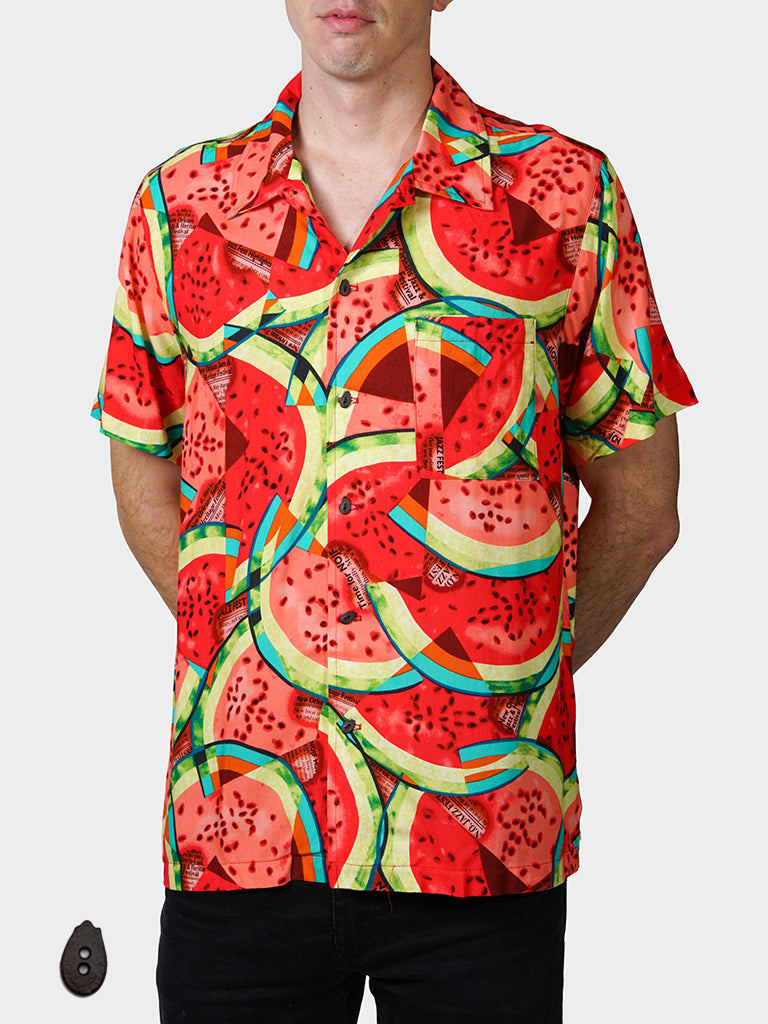 HowAhYa® Hawaiian Shirt - What-a-Melon™ Print